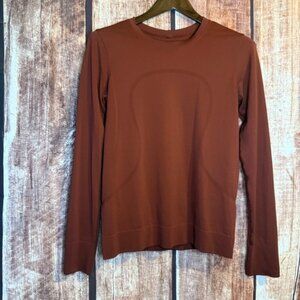 lululemon athletica Rust Long Sleeve Top